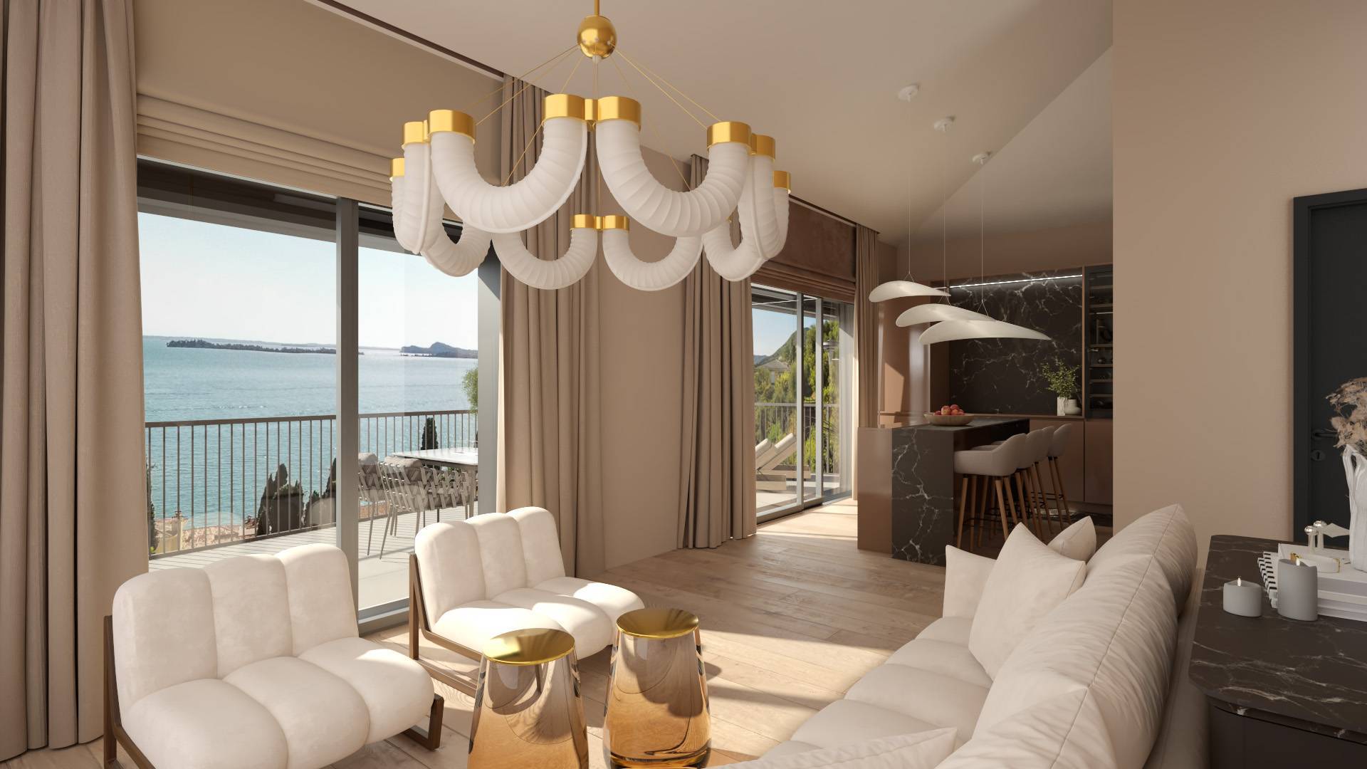 appartamento in vendita a Gardone Riviera in zona Fasano