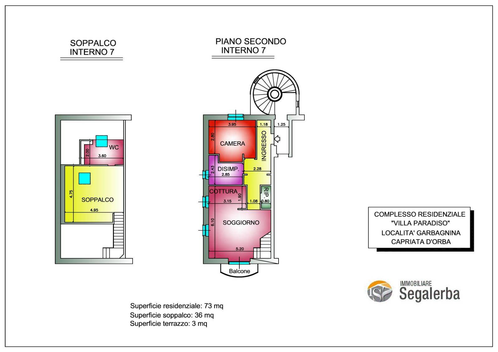 appartamento in vendita a Capriata d'Orba
