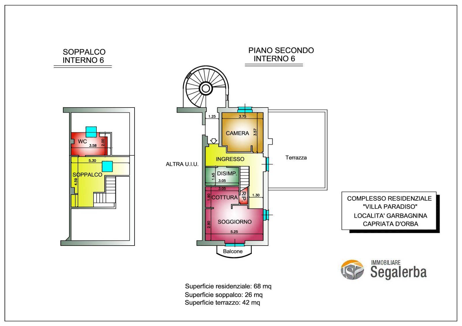 appartamento in vendita a Capriata d'Orba